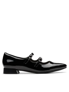 Clarks Półbuty Natalyn Lane 26181930 Czarny - Półbuty damskie - miniaturka - grafika 1