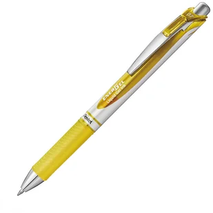 Pentel Pióro Kulkowe Energel BL77 Żółte G - Pióra kulkowe - miniaturka - grafika 2