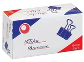 Spinacze i klipsy do papieru - Titanum Klipy do aktY DO PAPIERU 15 mm (12 szt) - miniaturka - grafika 1