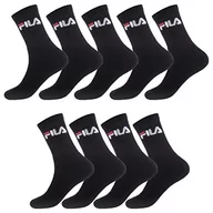 Skarpetki damskie - Fila męskie skarpety sportowe, oddychające, skarpety męskie, ultra miękkie, bieganie (zestaw 9 sztuk), Czarny (Czarny N - Nr), 39-42 EU - miniaturka - grafika 1