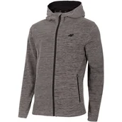 Bluzy męskie - Bluza Męska Polarowa 4F Średni Szary H4Z22 Plm351 24M-S - miniaturka - grafika 1