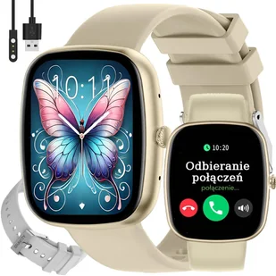 Gravity T18-8 PROF Beżowy, Szary - Smartwatch - miniaturka - grafika 1