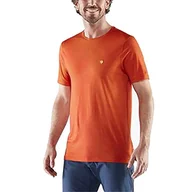 Koszulki męskie - FJÄLLRÄVEN Fjällräven Męska koszulka górska Thinwool Ss M pomarańczowa pomarańczowy L F87192 - miniaturka - grafika 1