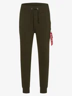 Spodnie sportowe męskie - Alpha Industries Spodnie dresowe męskie, zielony - miniaturka - grafika 1