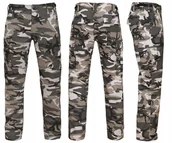 Spodnie męskie - Spodnie bojówki wojskowe Mil-Tec Teesar RipStop BDU Slim Fit Urban XXL - miniaturka - grafika 1