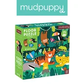 Puzzle - Puzzle podłogowe Las deszczowy z elementami specjalnymi 2+ Mudpuppy - miniaturka - grafika 1