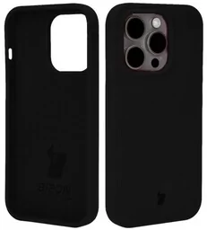 Bizon Etui silikonowe Soft Case do iPhone 14 Pro, czarne - Etui i futerały do telefonów - miniaturka - grafika 1