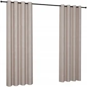 Zasłony - Zasłona welurowa 140x240 na przelotkach zasłony na kółkach do salonu kolory - miniaturka - grafika 1