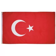 Gadżety dla kibiców - Flaga Turcja 150 X 90 Cm - miniaturka - grafika 1