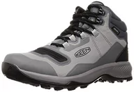 Buty trekkingowe męskie - KEEN Męskie buty turystyczne Tempo Flex Mid Wp-m, Czarna mżawka, 46 EU - miniaturka - grafika 1