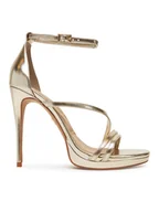 Sandały damskie - Aldo Sandały Odella 13922328 Złoty - miniaturka - grafika 1