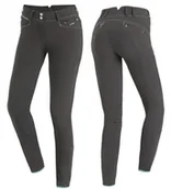 Bryczesy - Schockemohle Bryczesy damskie VELA z lejem silikonowym kolanowym - miniaturka - grafika 1