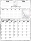 Planery - Planer na lodówkę Tablica magnetyczna Duże Planery miesięczne tygodniowe XXL - miniaturka - grafika 1