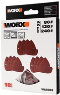 Akcesoria do elektronarzędzi - Zestaw papierów ściernych WORX WA2069 - miniaturka - grafika 1