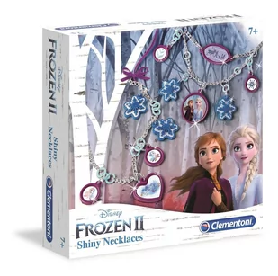 Clementoni Frozen Błyszczące naszyjniki 18565 p12 - Zabawki kreatywne - miniaturka - grafika 2