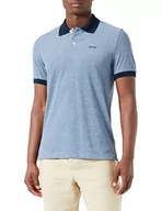 Koszulki męskie - Geox Męska koszulka polo M (DE), jasnoniebieska/granatowa, L, Light Blue/Dark Navy, L - miniaturka - grafika 1