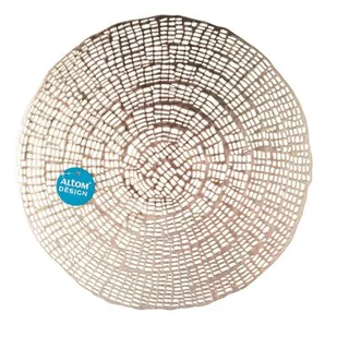 Mata stołowa PVC 38 cm złota - Obrusy i serwetki - miniaturka - grafika 1