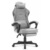 Fotele gamingowe - Fotel CABRO C502 Szaro-czarny - miniaturka - grafika 1
