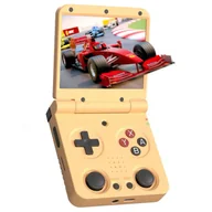 Konsole i gry retro - Miyoo Flip Handheld Game Console 3 5'' IPS 2 4G/5G WiFi 3000mAh 20 Emulators - Yellow - miniaturka - grafika 1