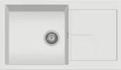Zlewozmywaki - Zlew PLADOS INFINITY 86,10 PURE WHITE (biały N1) (NF8610N1) - miniaturka - grafika 1