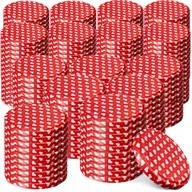 Pojemniki kuchenne - Metalowe wieczka do słoików Virbo 200 szt. 82mm "Serca" - miniaturka - grafika 1