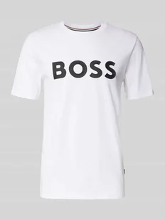 T-shirt o kroju regular fit z czystej bawełny - Koszulki męskie - miniaturka - grafika 1