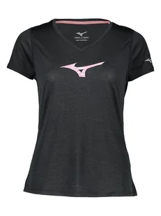 Mizuno Koszulka sportowa "Impulse Core" w kolorze czarnym - Koszulki i topy damskie - miniaturka - grafika 1
