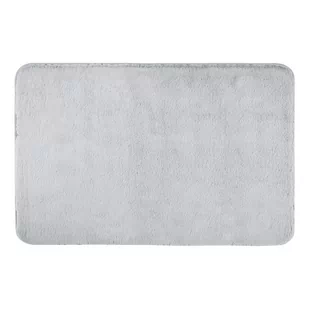 Jasnoszary tekstylny dywanik łazienkowy 50x80 cm Saravan – Wenko - Dywaniki łazienkowe - miniaturka - grafika 1