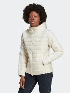adidas Kurtka przejściowa Premium HK5251 Beżowy Slim Fit - Kurtki damskie - miniaturka - grafika 1