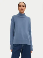Swetry damskie - Calvin Klein Golf K20K207437 Niebieski Regular Fit - miniaturka - grafika 1