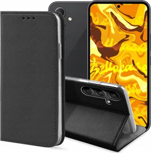 Hello Case ETUI Z KLAPKĄ DO SAMSUNG GALAXY A54 5G CZARNE ZAMYKANE MAGNETYCZNE KABURA - Etui i futerały do telefonów - miniaturka - grafika 1