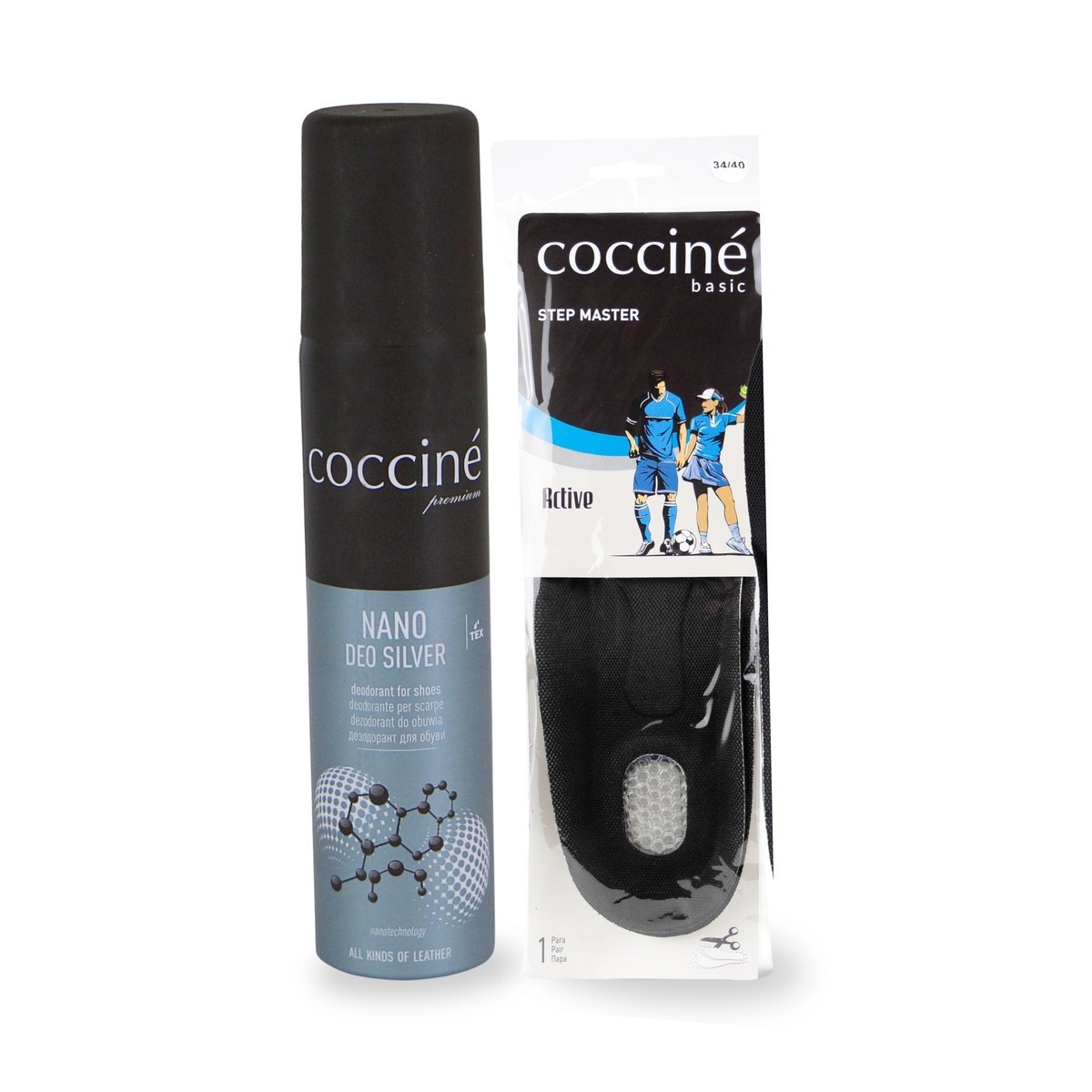 Wkładki do Wycinania r. 41-45 i Dezodorant do Butów Coccine Zestaw 2w1