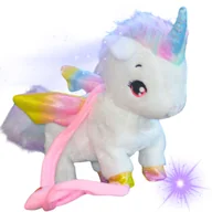 Lalki dla dziewczynek - Interaktywny Pony Jednorozec unicorn kucyk chodzacy zabawka na smyczy chodzi - miniaturka - grafika 1