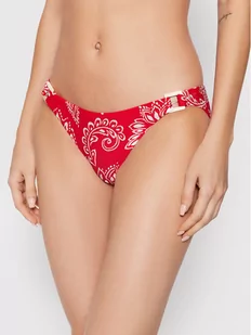 Seafolly Dół od bikini Folklore 40667-933 Czerwony - Stroje kąpielowe - miniaturka - grafika 1