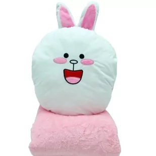 Maskotka Poduszka Ogrzewacz Rąk Z Kocykiem Królik Cony - Maskotki i pluszaki - miniaturka - grafika 1