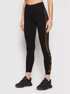 Spodnie damskie - DKNY Sport Legginsy DP1P2318 Czarny Slim Fit - grafika 1