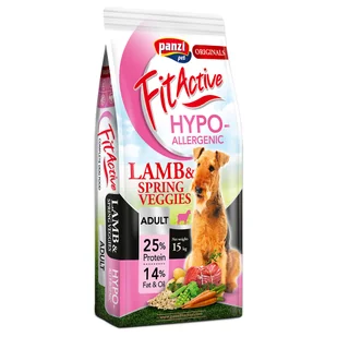 FitActive Originals Adult Hypoallergenic jagnięcina i wiosenne warzywa - 15 kg - Sucha karma dla psów FitActive Originals Adult Hypoallergenic jagnięcina i wiosenne warzywa - 15 kg - Sucha karma dla psów - miniaturka - grafika 1