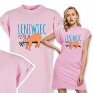 Koszule damskie - Koszula Nocna Róż LENIWIEC POSPOLITY Wzory - M - miniaturka - grafika 1