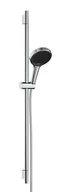 Zestawy prysznicowe - Hansgrohe Rainfinity - Zestaw głowicy prysznicowej, drążka i węża, 3 dysze, EcoSmart, chrom 28744000 - miniaturka - grafika 1