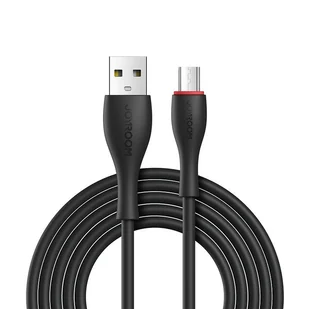Joyroom kabel USB - micro USB 2,4 A 1 m czarny (S-1030M8) - Kable USB - miniaturka - grafika 2