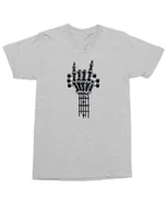 Koszulki i topy damskie - Koszulka z nadrukiem Rock ON! Dla Muzyka Metal Koncert Szara M - miniaturka - grafika 1