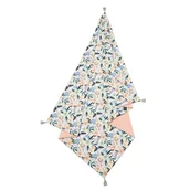 Koce i narzuty dla dzieci - LA MILLOU LEKKI KOCYK- L - FAIRYTALE LAND POWDER PINK VELVET - miniaturka - grafika 1