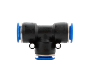 Złączka wtykowa trójnik przewodu T 12x12x12 mm - Akcesoria pneumatyczne - miniaturka - grafika 2