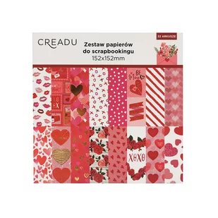 CR zestaw papierów do scrapbookingu, Serca - Walentynki - miniaturka - grafika 1