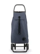 Torby i wózki na zakupy - Składany wózek na 4 kołach Rolser I-Max Tweed - navy blue - miniaturka - grafika 1