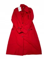 Płaszcze damskie - Wełniany płaszcz damski czerwony THE WOOL MAKER M - miniaturka - grafika 1