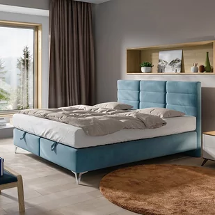 Łóżko LOGAN COMFORTEO tapicerowane : Rozmiar - 140x200, Tkanina - Grupa II, Pojemnik  - Z pojemnikiem - Łóżka - miniaturka - grafika 1