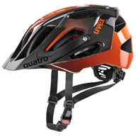 Kaski rowerowe - UVEX Quatro Helmet, titan/orange 56-61cm 2021 Kaski MTB S4107752817 - miniaturka - grafika 1