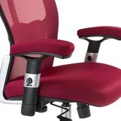 Krzesła i taborety kosmetyczne - Fotel ergonomiczny CorpoComfort BX-4147 Czerwony - miniaturka - grafika 1