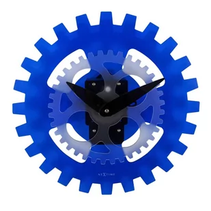Zegar ścienny (niebieski) Moving Gears Nextime - Zegary - miniaturka - grafika 1